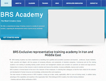 Tablet Screenshot of brsacademy.com